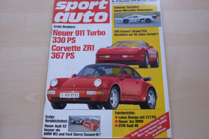 Deckblatt Sport Auto (12/1990)